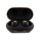 Căști Wireless TWS Guess PU 4G Metal Logo, Maro (Bakr, GUTWSP4EGW) by www.silkase.ro