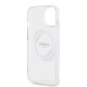 Husă Guess PC/TPU Flowers Ring Glossy Logo MagSafe pentru iPhone 15 Plus, Transparentă Husă Guess PC/TPU Flowers Ring Glossy Logo MagSafe pentru iPhone 15 Plus, Transparentă (Bakr, GUHMP15MHFWFCT) by www.silkase.ro