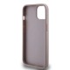 Husa Guess PU Leather 4G Colored Ring MagSafe pentru iPhone 14, Roz (Bakr, GUHMP14SG4GFRP) by www.silkase.ro