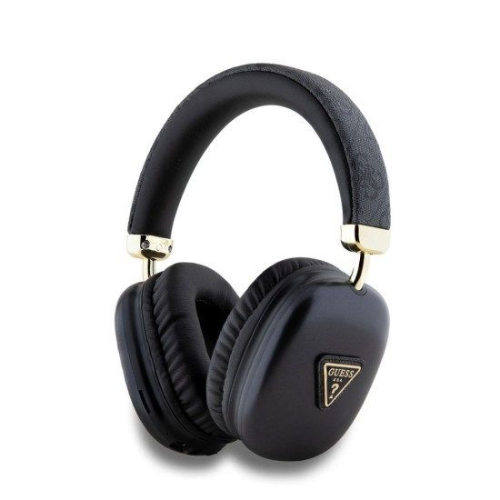 Căști Wireless Over-Ear Guess PU Leather 4G Triangle Logo, Negre Căști Wireless Over-Ear Guess PU Leather 4G Triangle Logo, Negre (Bakr, GUBHK1P4TPK) by www.silkase.ro