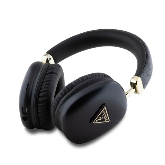 Căști Wireless Over-Ear Guess PU Leather 4G Triangle Logo, Negre Căști Wireless Over-Ear Guess PU Leather 4G Triangle Logo, Negre (Bakr, GUBHK1P4TPK) by www.silkase.ro