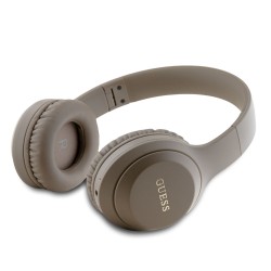 Căști Wireless Over-Ear Guess Classic Silver Logo, Maro Căști Wireless Over-Ear Guess Classic Silver Logo, Maro