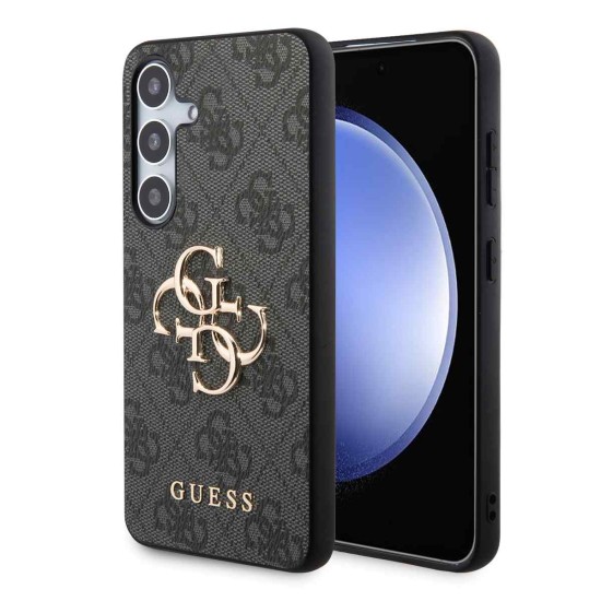 Husă de protecție Guess PU 4G Metal Logo pentru Samsung Galaxy S24, Grey Husă de protecție Guess PU 4G Metal Logo pentru Samsung Galaxy S24, Grey (Bakr, GUHCS24S4GMGGR) by www.silkase.ro