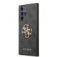 Husă Guess PU 4G Metal Logo pentru Samsung Galaxy S24 Ultra, Grey (Bakr, GUHCS24L4GMGGR) by www.silkase.ro