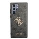 Husă Guess PU 4G Metal Logo pentru Samsung Galaxy S24 Ultra, Grey (Bakr, GUHCS24L4GMGGR) by www.silkase.ro