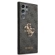Husă Guess PU 4G Metal Logo pentru Samsung Galaxy S24 Ultra, Grey (Bakr, GUHCS24L4GMGGR) by www.silkase.ro