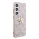 Husă Guess PU 4G Metal Logo pentru Samsung Galaxy S24, Roz (Bakr, GUHCS24S4GMGPI) by www.silkase.ro