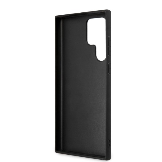 Husă Guess PU 4G Metal Logo pentru Samsung Galaxy S24 Ultra, Pink (Bakr, GUHCS24L4GMGPI) by www.silkase.ro