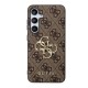Husa Guess PU 4G Metal Logo pentru Samsung Galaxy S24, Brown (Bakr, GUHCS24S4GMGBR) by www.silkase.ro