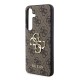Husa Guess PU 4G Metal Logo pentru Samsung Galaxy S24, Brown (Bakr, GUHCS24S4GMGBR) by www.silkase.ro