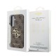 Husa Guess PU 4G Metal Logo pentru Samsung Galaxy S24, Brown (Bakr, GUHCS24S4GMGBR) by www.silkase.ro
