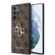 Husa Guess PU 4G Metal Logo pentru Samsung Galaxy S24 Ultra, Maro (Bakr, GUHCS24L4GMGBR) by www.silkase.ro