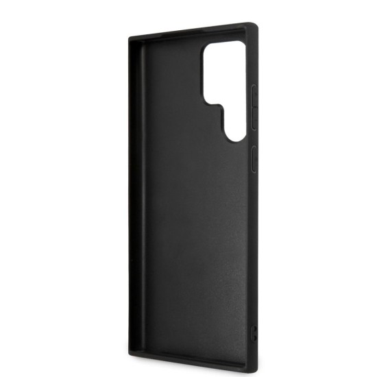 Husa Guess PU 4G Metal Logo pentru Samsung Galaxy S24 Ultra, Maro (Bakr, GUHCS24L4GMGBR) by www.silkase.ro