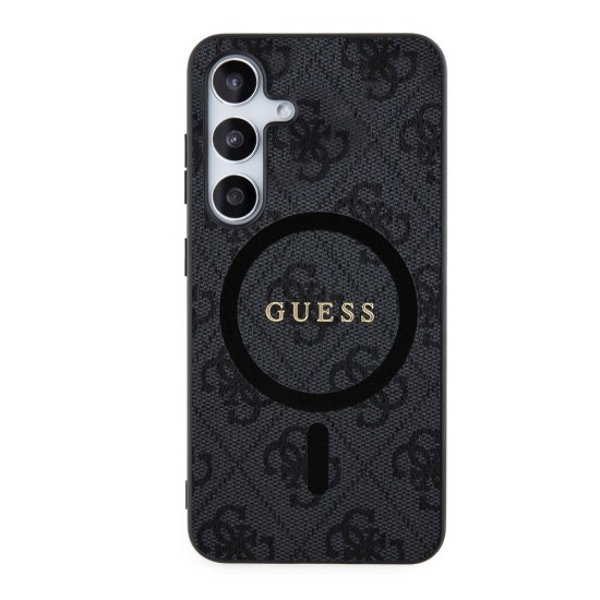 Husă Guess PU Leather 4G Colored Ring MagSafe pentru Samsung Galaxy S24 Black Husă Guess PU Leather 4G Colored Ring MagSafe pentru Samsung Galaxy S24 Black (Bakr, GUHMS24SG4GFRK) by www.silkase.ro