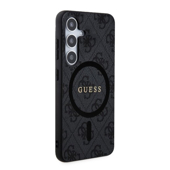 Husă Guess PU Leather 4G Colored Ring MagSafe pentru Samsung Galaxy S24 Black Husă Guess PU Leather 4G Colored Ring MagSafe pentru Samsung Galaxy S24 Black (Bakr, GUHMS24SG4GFRK) by www.silkase.ro