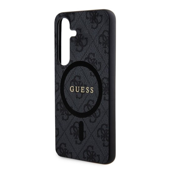 Husă Guess PU Leather 4G Colored Ring MagSafe pentru Samsung Galaxy S24 Black Husă Guess PU Leather 4G Colored Ring MagSafe pentru Samsung Galaxy S24 Black (Bakr, GUHMS24SG4GFRK) by www.silkase.ro