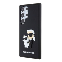 Husa Karl Lagerfeld 3D Rubber Karl and Choupette pentru Samsung Galaxy S24 Ultra, Neagra Husa Karl Lagerfeld 3D Rubber Karl and Choupette pentru Samsung Galaxy S24 Ultra, Neagra