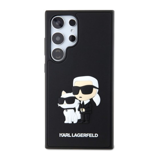 Husa Karl Lagerfeld 3D Rubber Karl and Choupette pentru Samsung Galaxy S24 Ultra, Neagra Husa Karl Lagerfeld 3D Rubber Karl and Choupette pentru Samsung Galaxy S24 Ultra, Neagra (Bakr, KLHCS24L3DRKCNK) by www.silkase.ro