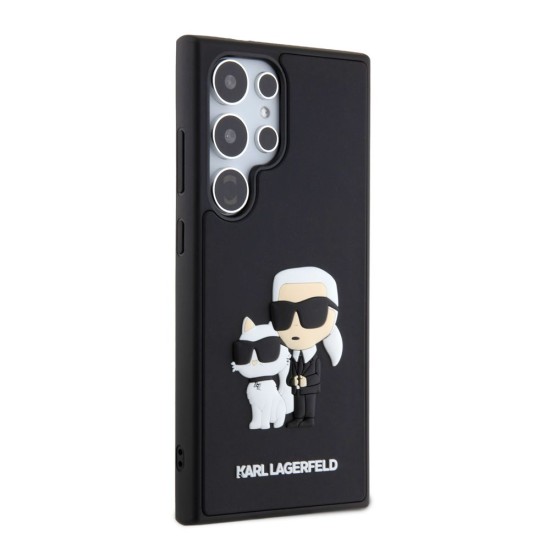Husa Karl Lagerfeld 3D Rubber Karl and Choupette pentru Samsung Galaxy S24 Ultra, Neagra Husa Karl Lagerfeld 3D Rubber Karl and Choupette pentru Samsung Galaxy S24 Ultra, Neagra (Bakr, KLHCS24L3DRKCNK) by www.silkase.ro