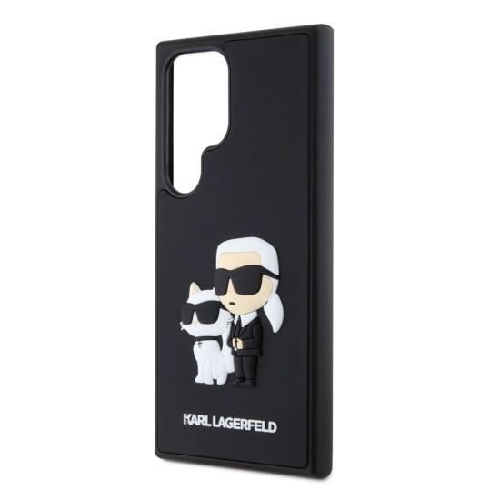 Husa Karl Lagerfeld 3D Rubber Karl and Choupette pentru Samsung Galaxy S24 Ultra, Neagra Husa Karl Lagerfeld 3D Rubber Karl and Choupette pentru Samsung Galaxy S24 Ultra, Neagra (Bakr, KLHCS24L3DRKCNK) by www.silkase.ro