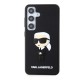 Husa Karl Lagerfeld 3D Rubber Ikonik pentru Samsung Galaxy S24, Neagra (Bakr, KLHCS24S3DRKINK) by www.silkase.ro