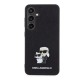Husa Karl Lagerfeld PU Saffiano Metal Karl and Choupette pentru Samsung Galaxy S24, Black Husa Karl Lagerfeld PU Saffiano Metal Karl and Choupette pentru Samsung Galaxy S24, Black (Bakr, KLHCS24SPSAKCMPK) by www.silkase.ro