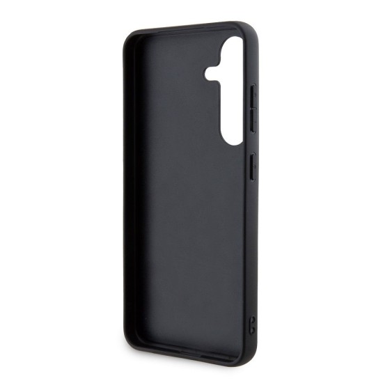 Husa Karl Lagerfeld PU Saffiano Metal Karl and Choupette pentru Samsung Galaxy S24, Black Husa Karl Lagerfeld PU Saffiano Metal Karl and Choupette pentru Samsung Galaxy S24, Black (Bakr, KLHCS24SPSAKCMPK) by www.silkase.ro