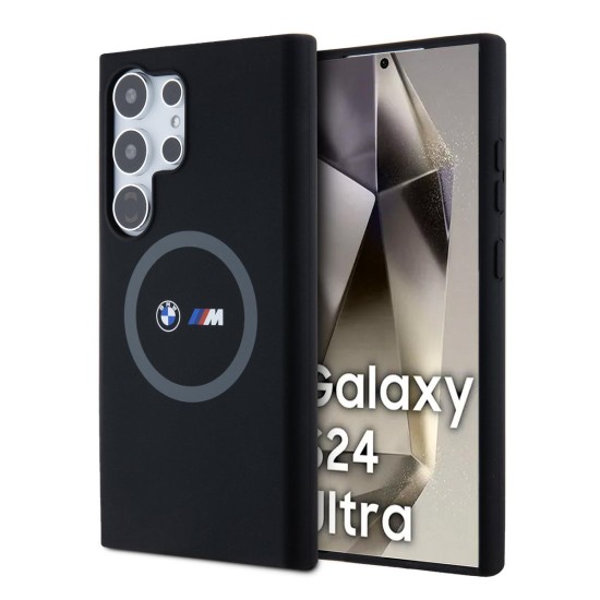 Husă BMW M Printed Round Logo MagSafe pentru Samsung Galaxy S24 Ultra, Black Husă BMW M Printed Round Logo MagSafe pentru Samsung Galaxy S24 Ultra, Black (Bakr, BMHMS24L23SROK) by www.silkase.ro