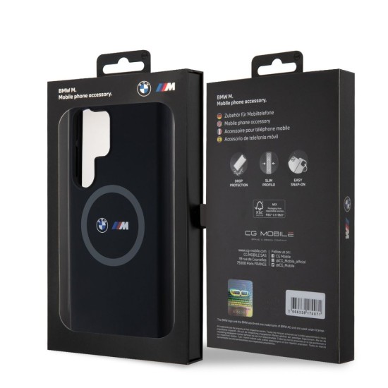 Husă BMW M Printed Round Logo MagSafe pentru Samsung Galaxy S24 Ultra, Black Husă BMW M Printed Round Logo MagSafe pentru Samsung Galaxy S24 Ultra, Black (Bakr, BMHMS24L23SROK) by www.silkase.ro