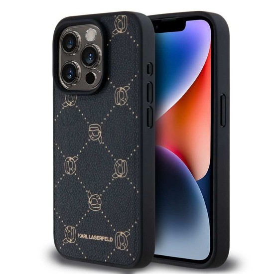 Husa Karl Lagerfeld PU Karl Heads Pattern MagSafe pentru iPhone 15 Pro Max, Neagra Husa Karl Lagerfeld PU Karl Heads Pattern MagSafe pentru iPhone 15 Pro Max, Neagra (Bakr, KLHMP15XPGKHPHK) by www.silkase.ro