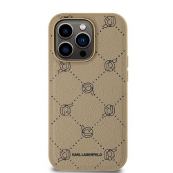 Husa Karl Lagerfeld PU Karl Heads Pattern MagSafe pentru iPhone 14 Pro Max, Bej Husa Karl Lagerfeld PU Karl Heads Pattern MagSafe pentru iPhone 14 Pro Max, Bej