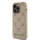 Husa Karl Lagerfeld PU Karl Heads Pattern MagSafe pentru iPhone 14 Pro Max, Bej (Bakr, KLHMP14XPGKHPHE) by www.silkase.ro