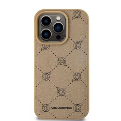 Husa Karl Lagerfeld PU Karl Heads Pattern MagSafe pentru iPhone 15 Pro Max, Bej Husa Karl Lagerfeld PU Karl Heads Pattern MagSafe pentru iPhone 15 Pro Max, Bej