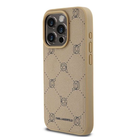 Husa Karl Lagerfeld PU Karl Heads Pattern MagSafe pentru iPhone 15 Pro Max, Bej Husa Karl Lagerfeld PU Karl Heads Pattern MagSafe pentru iPhone 15 Pro Max, Bej (Bakr, KLHMP15XPGKHPHE) by www.silkase.ro