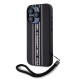 Husa Karl Lagerfeld PU Saffiano Athleisure Stripe and Strap pentru iPhone 15 Pro Max, Roz (Bakr, KLHCP15XPAMSCNSP) by www.silkase.ro