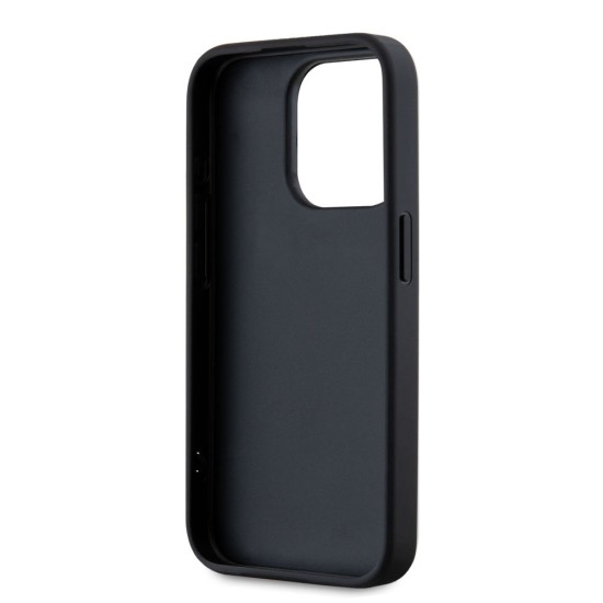 Husa Karl Lagerfeld PU Saffiano Athleisure Stripe and Strap pentru iPhone 15 Pro Max, Roz (Bakr, KLHCP15XPAMSCNSP) by www.silkase.ro