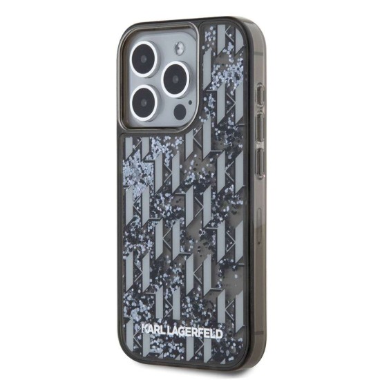 Husa Karl Lagerfeld Liquid Glitter Monogram Gradient pentru iPhone 15 Pro Max, Neagra Husa Karl Lagerfeld Liquid Glitter Monogram Gradient pentru iPhone 15 Pro Max, Neagra (Bakr, KLHCP15XLKLGKCCK) by www.silkase.ro
