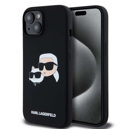 Husa Karl Lagerfeld Liquid Silicone Double Heads MagSafe pentru iPhone 15 Pro Max, Neagra Husa Karl Lagerfeld Liquid Silicone Double Heads MagSafe pentru iPhone 15 Pro Max, Neagra (Bakr, KLHMP15XSKCHPPLK) by www.silkase.ro