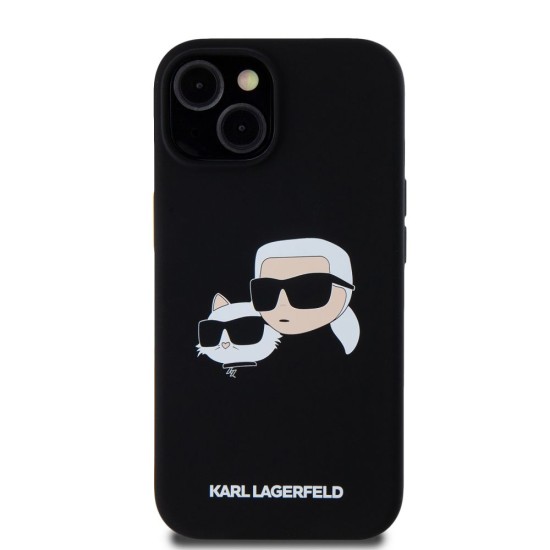 Husa Karl Lagerfeld Liquid Silicone Double Heads MagSafe pentru iPhone 15 Pro Max, Neagra Husa Karl Lagerfeld Liquid Silicone Double Heads MagSafe pentru iPhone 15 Pro Max, Neagra (Bakr, KLHMP15XSKCHPPLK) by www.silkase.ro
