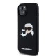 Husa Karl Lagerfeld Liquid Silicone Double Heads MagSafe pentru iPhone 15 Pro Max, Neagra Husa Karl Lagerfeld Liquid Silicone Double Heads MagSafe pentru iPhone 15 Pro Max, Neagra (Bakr, KLHMP15XSKCHPPLK) by www.silkase.ro