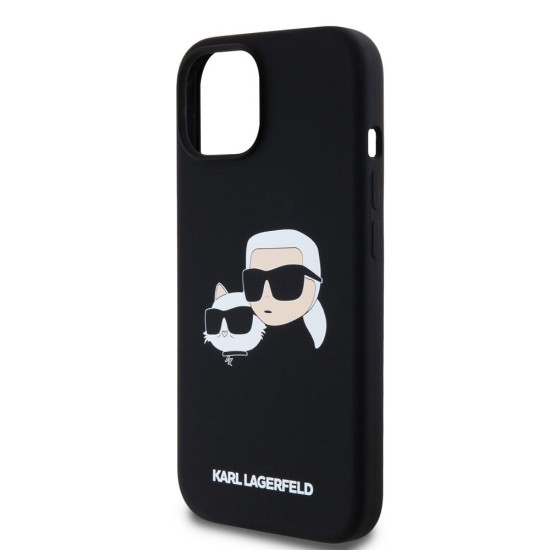 Husa Karl Lagerfeld Liquid Silicone Double Heads MagSafe pentru iPhone 15 Pro Max, Neagra Husa Karl Lagerfeld Liquid Silicone Double Heads MagSafe pentru iPhone 15 Pro Max, Neagra (Bakr, KLHMP15XSKCHPPLK) by www.silkase.ro