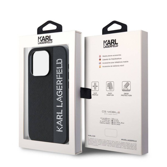 Husa Karl Lagerfeld PU Saffiano Rhinestone Charm pentru iPhone 15 Pro Max, Neagra Husa Karl Lagerfeld PU Saffiano Rhinestone Charm pentru iPhone 15 Pro Max, Neagra (Bakr, KLHCP15XPSAKDGCK) by www.silkase.ro