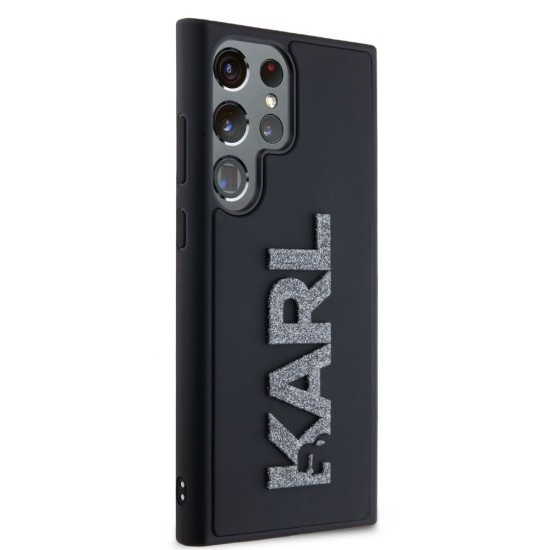 Husa Karl Lagerfeld 3D Rubber Glitter Logo pentru Samsung Galaxy S24 Ultra, Neagra Husa Karl Lagerfeld 3D Rubber Glitter Logo pentru Samsung Galaxy S24 Ultra, Neagra (Bakr, KLHCS24L3DMBKCK) by www.silkase.ro