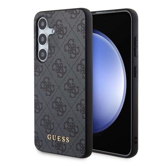 Husa Guess 4G pentru Samsung Galaxy S24, Neagra (Bakr, GUHCS24SG4GFGR) by www.silkase.ro