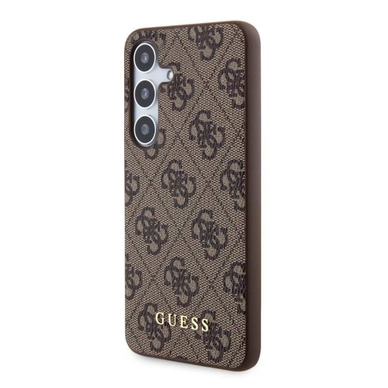 Husa Guess 4G pentru Samsung Galaxy S24, Maro (Bakr, GUHCS24SG4GFBR) by www.silkase.ro