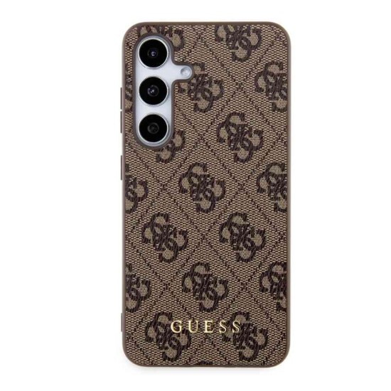 Husa Guess 4G pentru Samsung Galaxy S24, Maro (Bakr, GUHCS24SG4GFBR) by www.silkase.ro