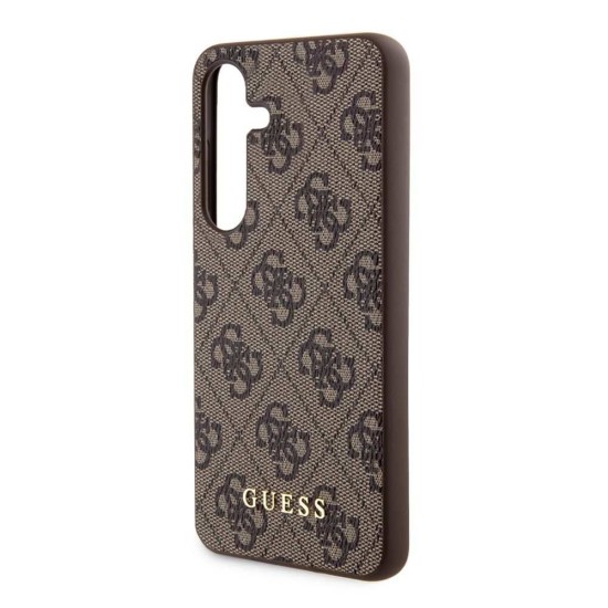 Husa Guess 4G pentru Samsung Galaxy S24, Maro (Bakr, GUHCS24SG4GFBR) by www.silkase.ro