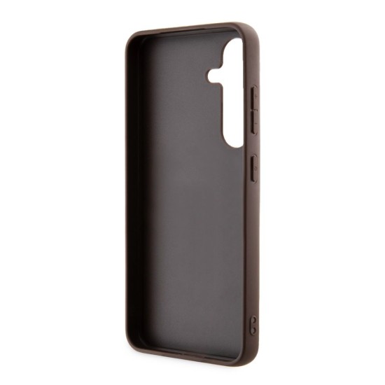 Husa Guess 4G pentru Samsung Galaxy S24, Maro (Bakr, GUHCS24SG4GFBR) by www.silkase.ro