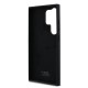 Husa Karl Lagerfeld Liquid Silicone Metal Karl and Choupette pentru Samsung Galaxy S24 Ultra, Neagra (Bakr, KLHCS24LSMHKCNPK) by www.silkase.ro