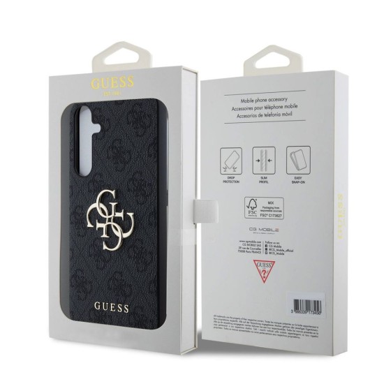 Husă Guess PU 4G Metal Logo pentru Samsung Galaxy A35 5G, Grey Husă Guess PU 4G Metal Logo pentru Samsung Galaxy A35 5G, Grey (Bakr, GUHCSA354GMGGR) by www.silkase.ro